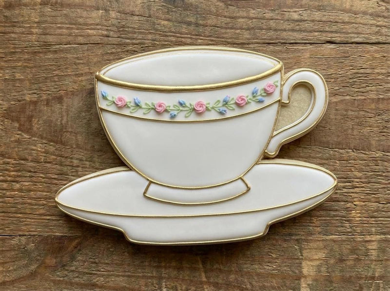 ⭐ Sweet Tea Time Cookie Cutters & Stamps – Charming Tea Party Collection
