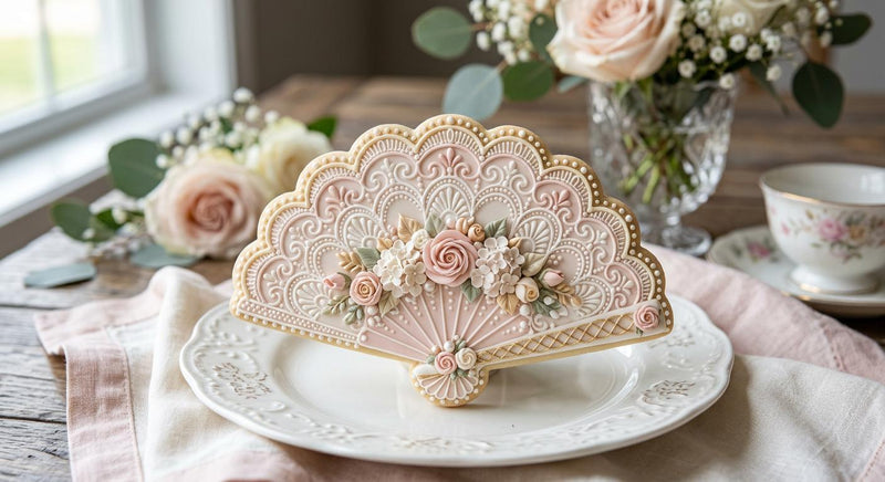 ⭐ Whispers of I Do Cookie Cutters & Stamps – Modern Luxe Bridal Collection