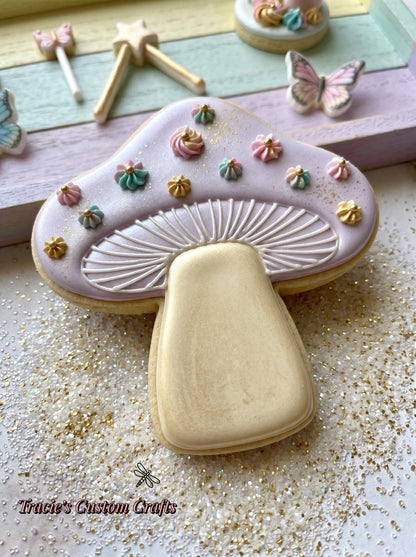 ⭐ Pixie Dust Princess Cookie Cutters & Stamps – Enchanted Fairy Magic Collection