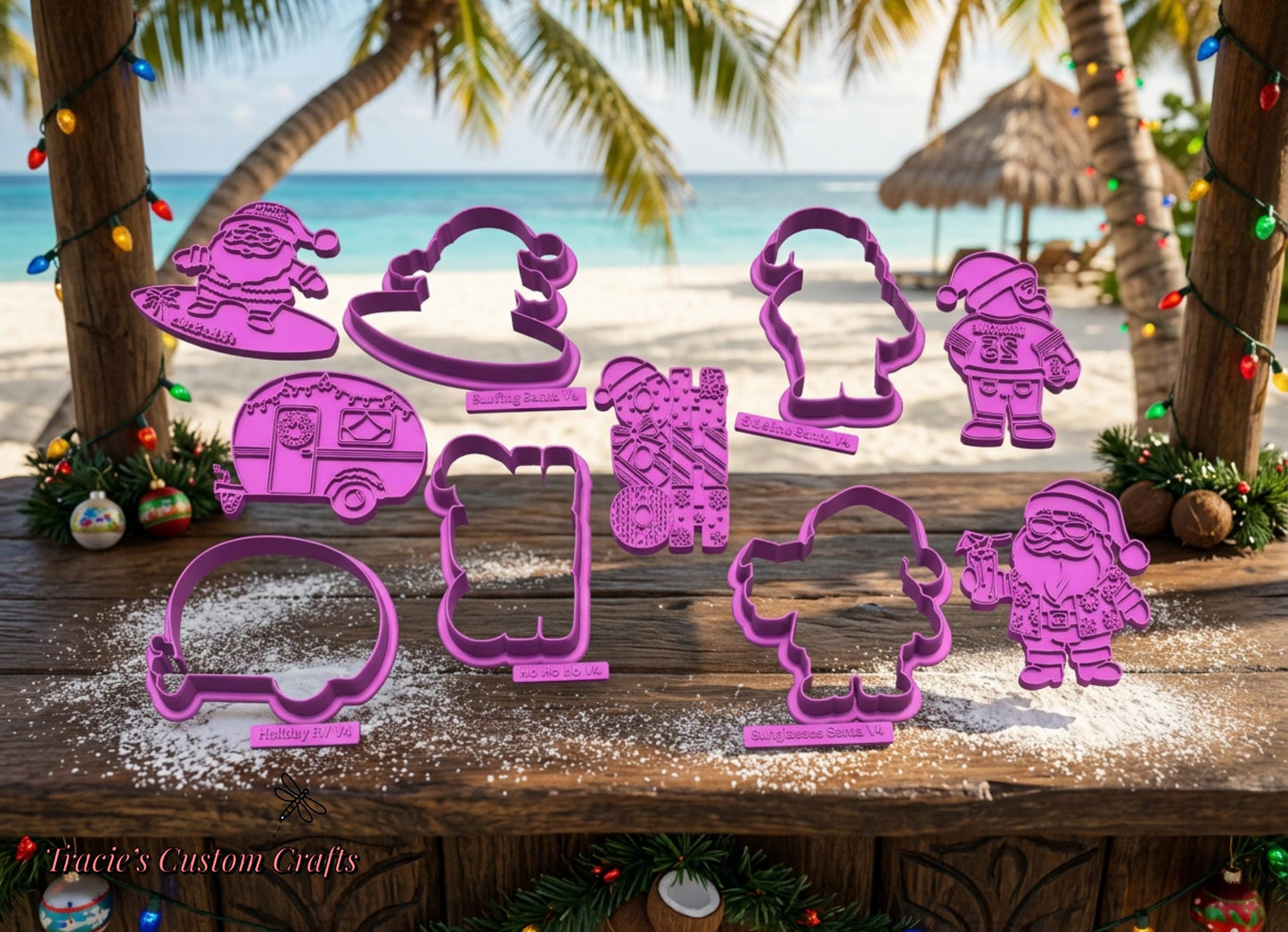 ⭐ Ho Ho Holiday Adventures Cookie Cutters & Stamps – Whimsical Christmas Collection