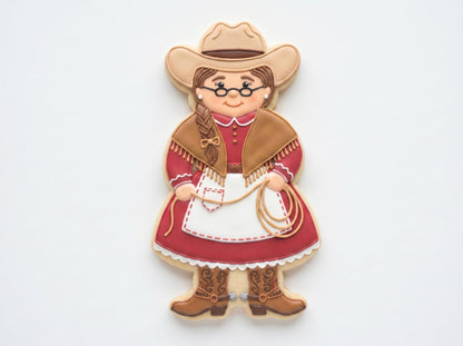 ⭐ Cowboy Christmas Cookie Cutters & Stamps – Western Holiday Collection