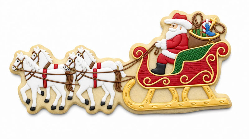 ⭐ Cowboy Christmas Cookie Cutters & Stamps – Western Holiday Collection
