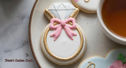 ⭐ She’s Tying the Knot Cookie Cutters & Stamps – Modern Bridal Shower Collection