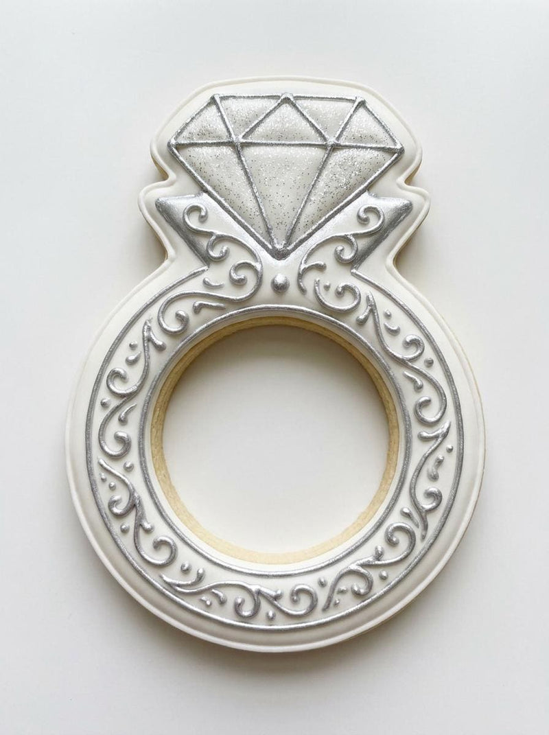 ⭐ Elegant Wedding Cookie Cutters & Stamps – Modern Bridal Celebration Collection