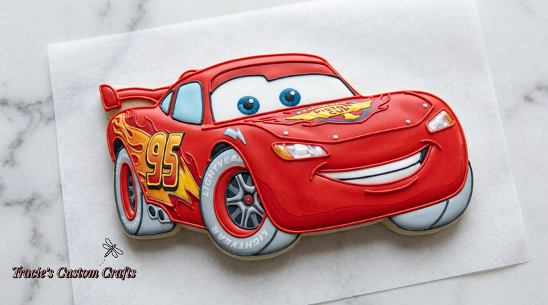 ⭐ Cars Cookie Cutters & Stamps – Race Day Character Collection