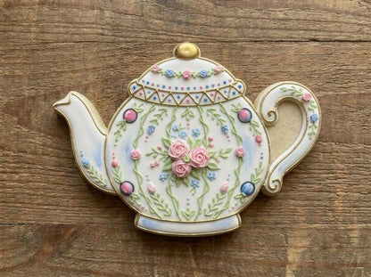 ⭐ Sweet Tea Time Cookie Cutters & Stamps – Charming Tea Party Collection