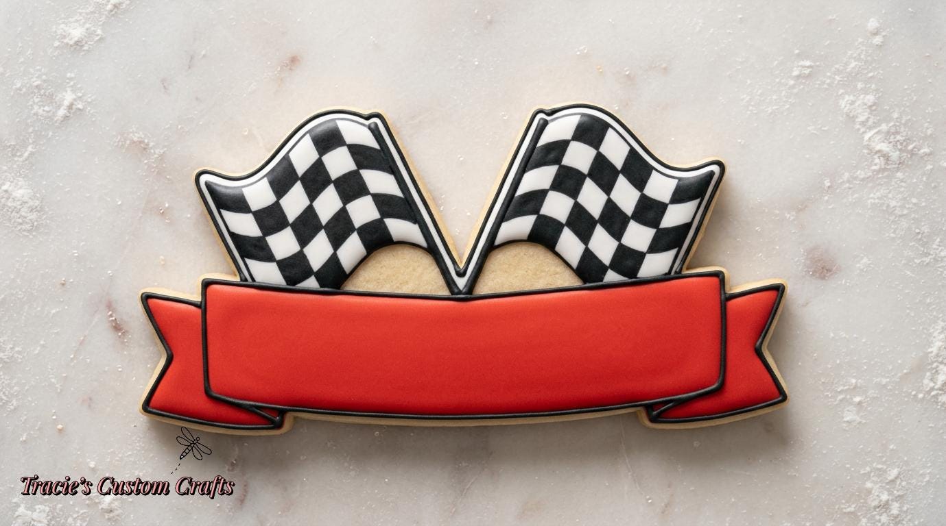 ⭐ Cars Cookie Cutters & Stamps – Race Day Character Collection
