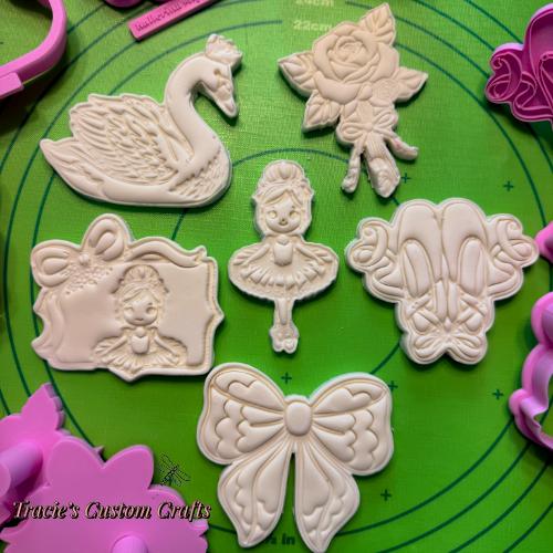 ⭐ Prima Ballerina Cookie Cutters & Stamps – Elegant Ballet & Princess CollectionPrima Ballerina Cookie Cutters & Stamps | Ballet Slippers, Swan, Ballerina, Bow, Rose | Ballet Birthday Cookies | Princess Party