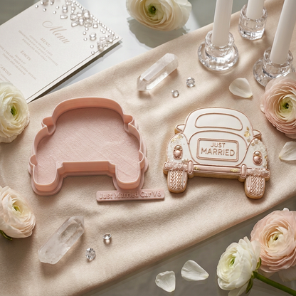 Cheers to Love Cutter & Stamp Collection - A Modern Bridal Collection