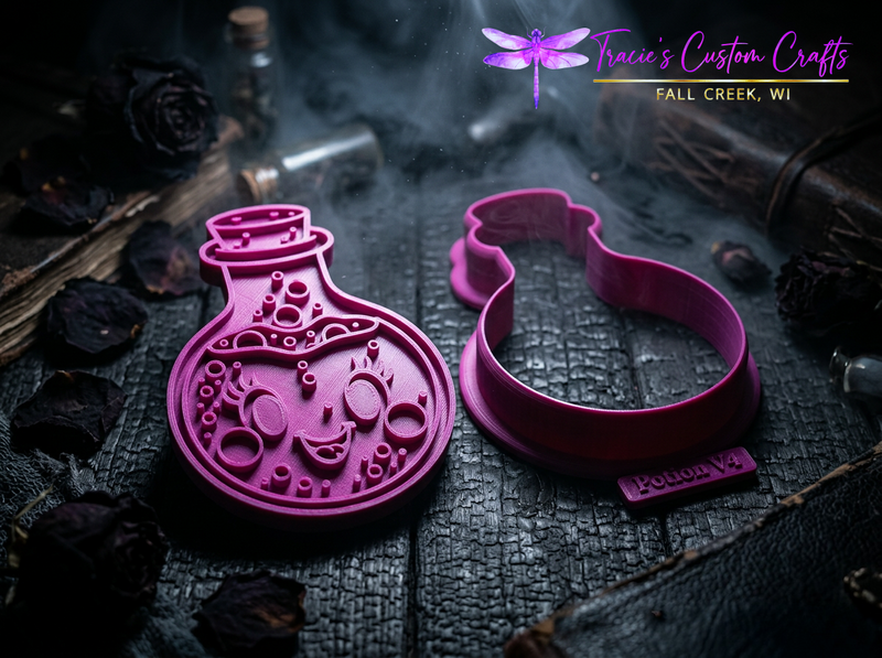 Potion Bottle Cookie Cutter & Stamp