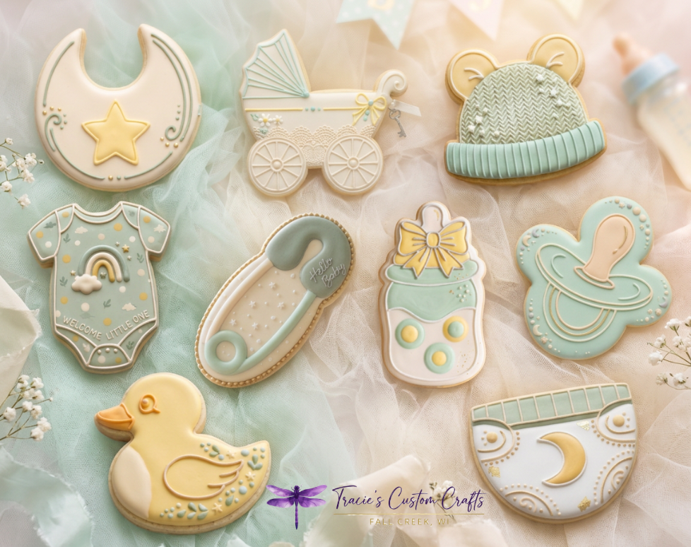 ⭐ Sweet Beginnings Baby Cookie Cutter Set - A Modern Baby Collection
