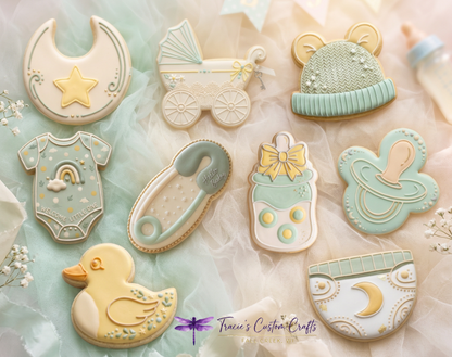 ⭐ Sweet Beginnings Baby Cookie Cutter Set - A Modern Baby Collection