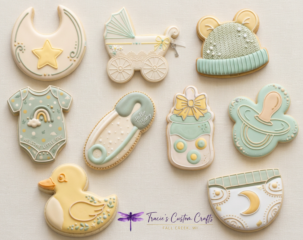 ⭐ Sweet Beginnings Baby Cookie Cutter Set - A Modern Baby Collection