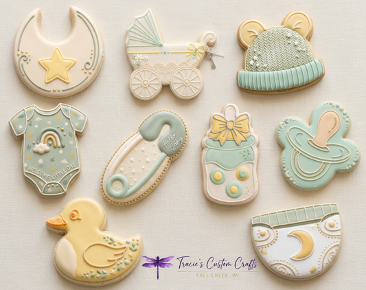 ⭐ Sweet Beginnings Baby Cookie Cutter Set - A Modern Baby Collection