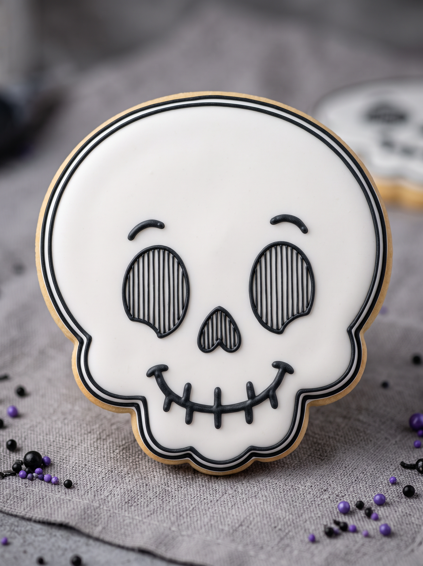 Skull Cookie Cutter & Stamp