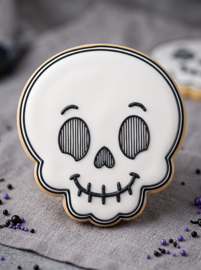Skull Cookie Cutter & Stamp