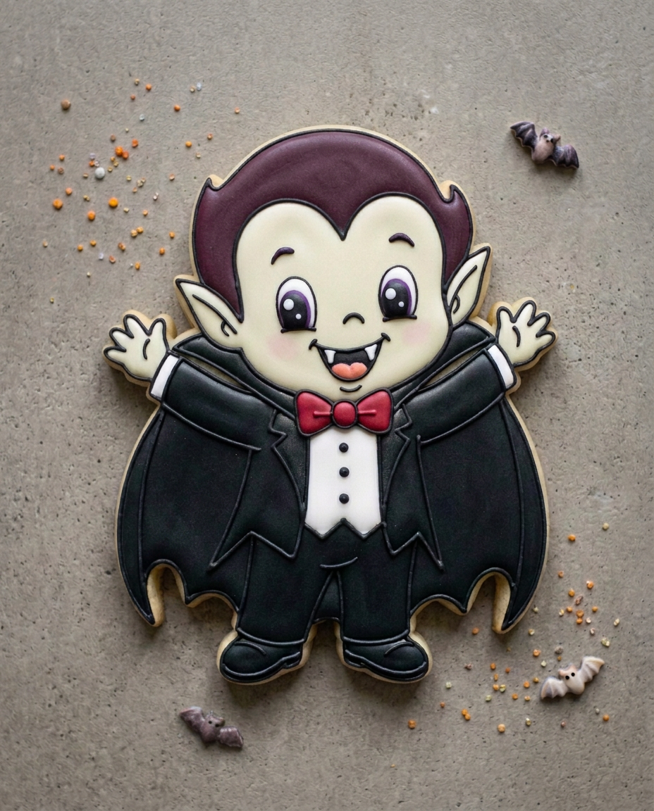 Vampire Cookie Cutter & Stamp