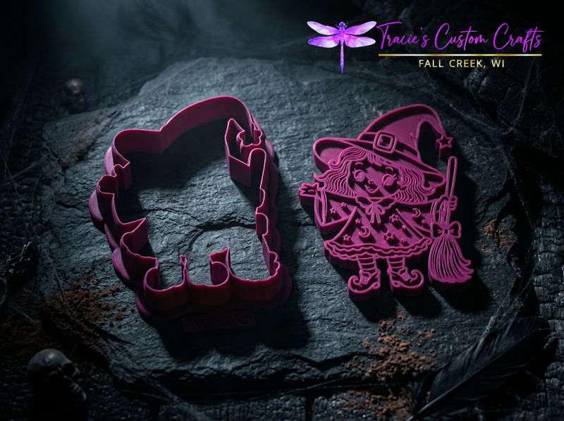 Witch Cookie Cutter & Stamp