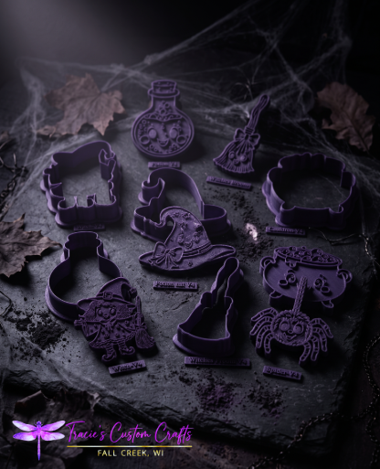 Witchy Essentials Cookie Cutter & Stamp Bundle - A classic halloween collection (Copy)